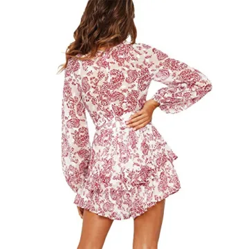 Stylish Relipop Floral Print Summer Romper for Women