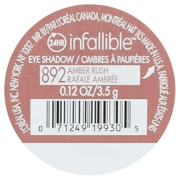 L'Oreal Infallible 24 HR Waterproof Eyeshadow - Amber Rush