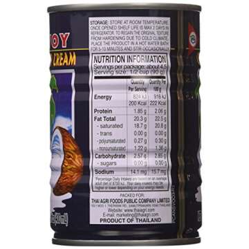 Savoy Coconut Cream for Vegan Cooking and Baking