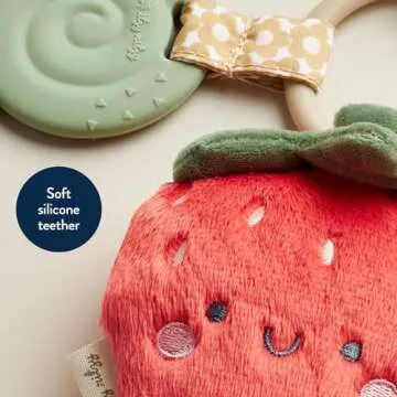 Itzy Ritzy Infant Toy – Adorable Strawberry Teether