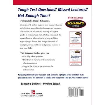 Schaum's Outline of Engineering Mechanics: Statics - Your Essential Study Guide