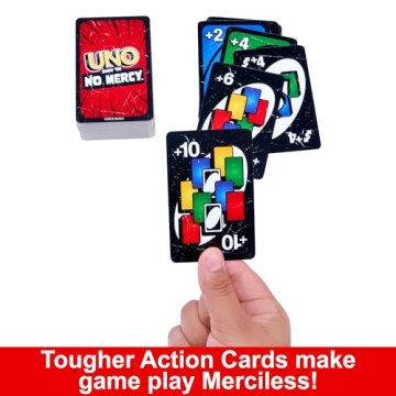 UNO Show 'em No Mercy Card Game for Family Fun