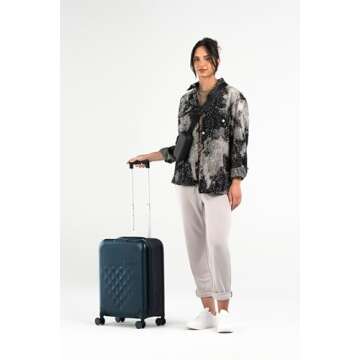 ROLLINK Flex 360 Collapsible Carry-On Suitcase - Lightweight & Durable