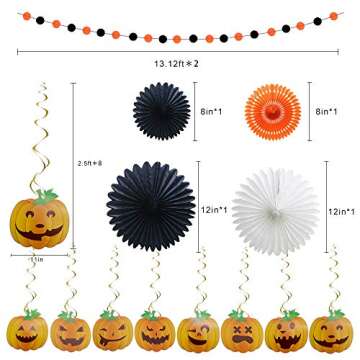 KAXIXI Halloween Party Decorations for All Ages - 16Pcs