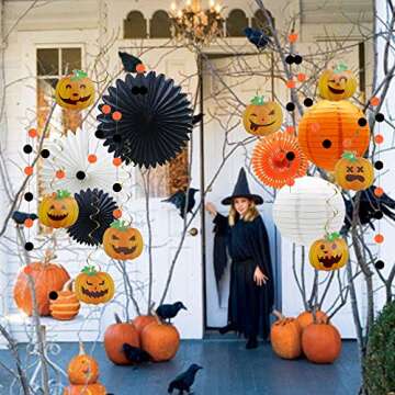 KAXIXI Halloween Party Decorations for All Ages - 16Pcs