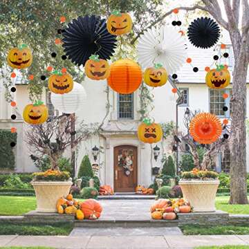 KAXIXI Halloween Party Decorations for All Ages - 16Pcs