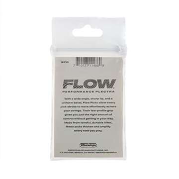 Dunlop Flow Standard Pick 1.14mm, 6 Pack