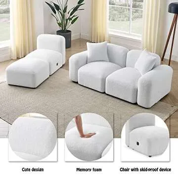 Melpomene Modular Sectional Sofa for Modern Living Spaces