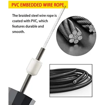 Adjustable Jump Rope for Men, Women & Kids - 2 Pack