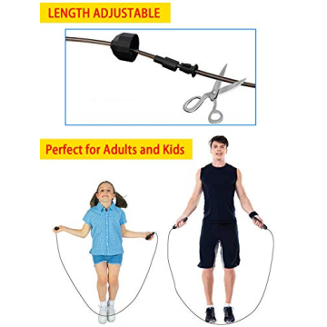 Adjustable Jump Rope for Men, Women & Kids - 2 Pack