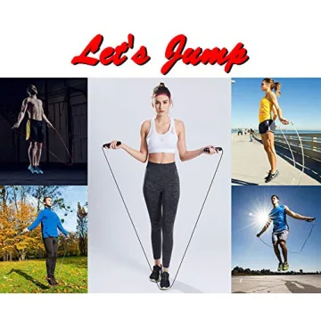 Adjustable Jump Rope for Men, Women & Kids - 2 Pack