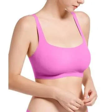 SHAPERX Wireless Scoop Bra for Everyday Comfort and Style