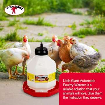 Little Giant Plastic Poultry Waterer