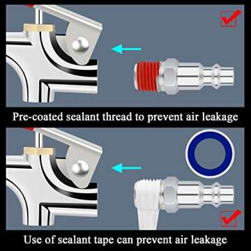 Comprehensive Creallr Air Compressor Tool Kit - 20 Pieces Included