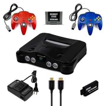 Nintendo 64 Console Bundle - Premium Quality, Renewed - Vintage Gaming Experience
