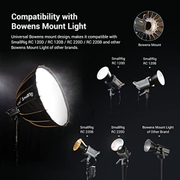 SMALLRIG Parabolic Softbox Quick Release for Photographers