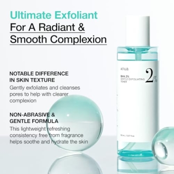 ANUA 2% BHA Gentle Exfoliating Toner for Radiant Skin