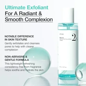 ANUA 2% BHA Gentle Exfoliating Toner for Radiant Skin