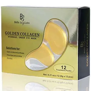 24K Gold Under Eye Collagen Patches - Anti-aging Treatment