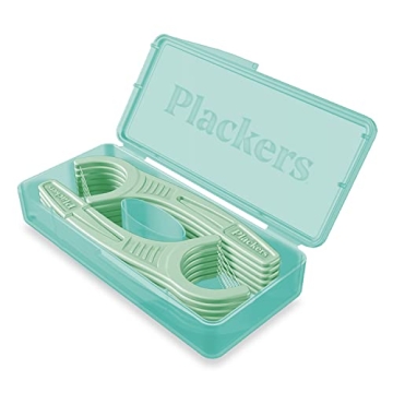 Plackers Micro Mint Dental Floss Picks with Travel Case