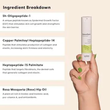 Stratia Interface Daily Moisturizer with Peptides for Hydration & Repair, Suitable for All Skin Types, 1.70 Fl Oz (Pack of 1)