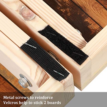 TIANNBU Solid Wood Cornhole Set for Endless Fun