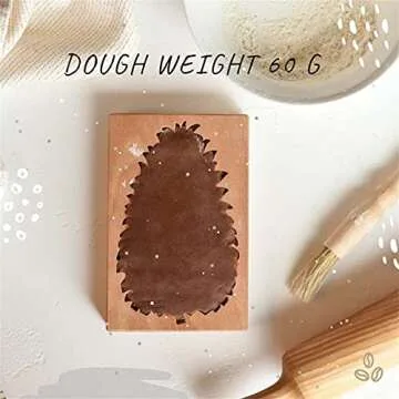 Wooden Cookie Mold for Holiday Baking - Versatile 3D Craft