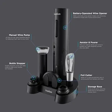 Ivation 7-Piece Wine Accessory Collection for Enthusiasts