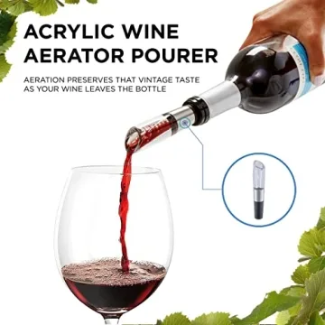 Ivation 7-Piece Wine Accessory Collection for Enthusiasts