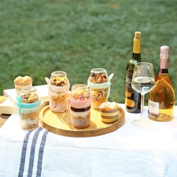 Felli Yogurt Snack Cup Set Leak Proof, Portable & Stylish