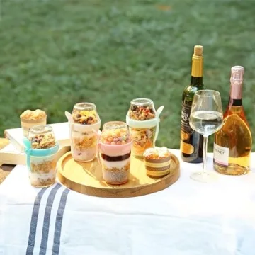 Felli Yogurt Snack Cup Set Leak Proof, Portable & Stylish