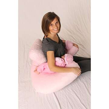 Twin Z Cover Pink - Super Soft Removable Cover for the Twin Z Pillow
