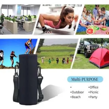 AUPET Water Bottle Carrier: Adjustable Neoprene Holder