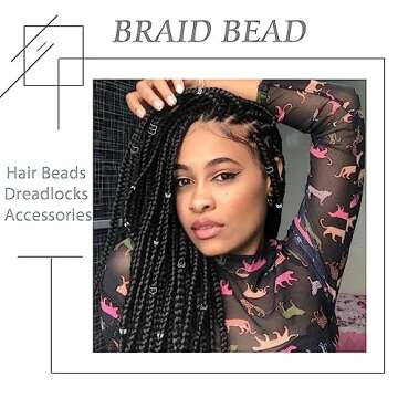 NAISKA 24PCS Hair Jewelry for Braids with Crystal Rhinestone Loc Dreadlock Accessories Metal Alloy Braid Clips Non-Piercing Ear Cuffs Locs Jewelry for Women Men Hair Accessories(Silver)