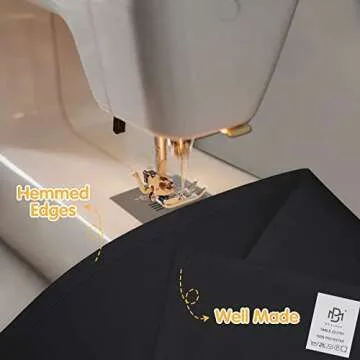 BRILLMAX 6 Pack Black Tablecloths for 6 Foot Rectangle Tables 90 x 132 Inch - 6ft Rectangular Bulk Linen Polyester Fabric Washable Cloth Cover for Wedding Reception Banquet Birthday Party