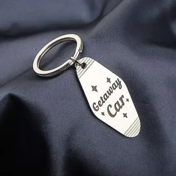CENWA Getaway Car Keychain - Durable & Stylish Gift