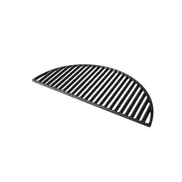 Kamado Joe Durable Half-Moon Cast Iron Cooking Grate with Grate Lifter for Classic Joe 18-inch Charc...