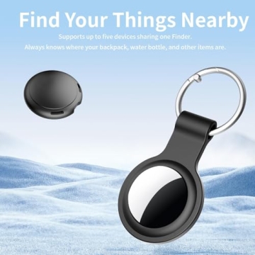 Smart 4 Pack Tracker Tags for Apple Find My - Bluetooth Item Locator