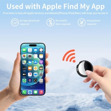 4 Pack Tracker Tags for Apple Find My Bluetooth Trackers
