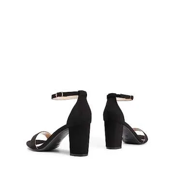 DREAM PAIRS Women's Stylish Chunky Heel Sandals