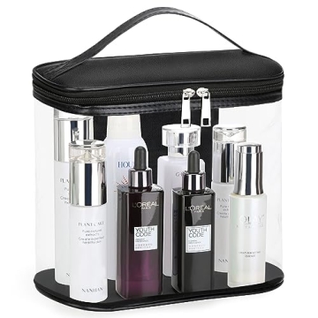 Leak Proof Clear Travel Bags for Toiletries & Cosmetics