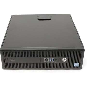 HP ProDesk 600G1 Desktop PC & 24" Monitor Bundle