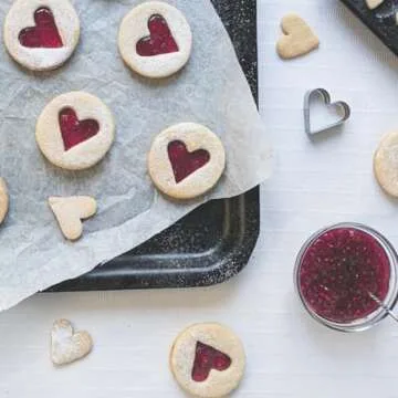 Mini Cookie Cutters Set of 12-4 Shapes - Heart, Flower, Star, Round Metal Cutter Mold for Baking, Fruit, Vegetable - Stainless Steel Biscuit Mold for Valentines Day
