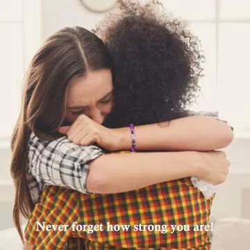 SmileBelle Healing Amethyst Bracelet for Women - Get Well Gifts