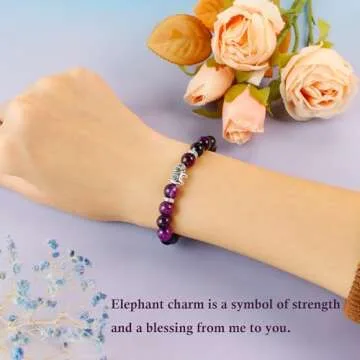 Healing Amethyst Bracelets for Women by SmileBelle