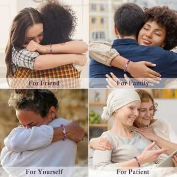 Healing Amethyst Bracelets for Women by SmileBelle