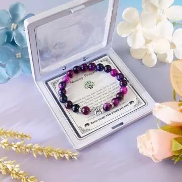 Healing Amethyst Bracelets for Women by SmileBelle