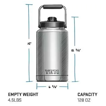 YETI Rambler Gallon Jug - Vacuum Insulated & Durable