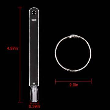 KINJOEK 150 Tips Clear Nail Swatches Sticks, Nail Art Supplies for Nail Art Polish Display and Home DIY, Transparent Nail Practice Tips Sample Sticks Color Display Board Accessories with Ring