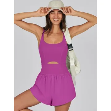 Caracilia Women's Stylish Workout Romper for Every Occasion